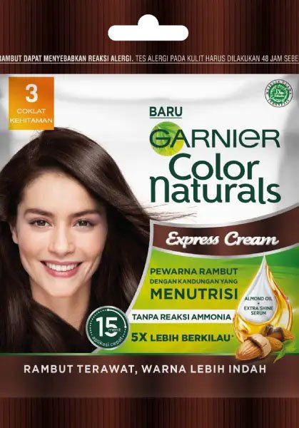 Foto produk Garnier Color Naturals Dark Brown salah satu pilihan warna garnier cat rambut