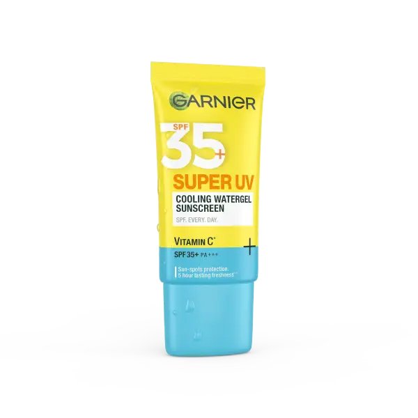 Foto produk Garnier UV Cooling Gel SPF 35 sunscreen ringan yang tidak lengket
