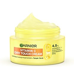 Garnier Mochi Niacinamide Dry Touch Cream moisturizer adalah pelembap untuk kulit normal dan kering