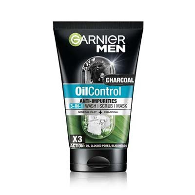 Garnier Charcoal 3 in 1 sabun cuci muka untuk kulit sangat berminyak