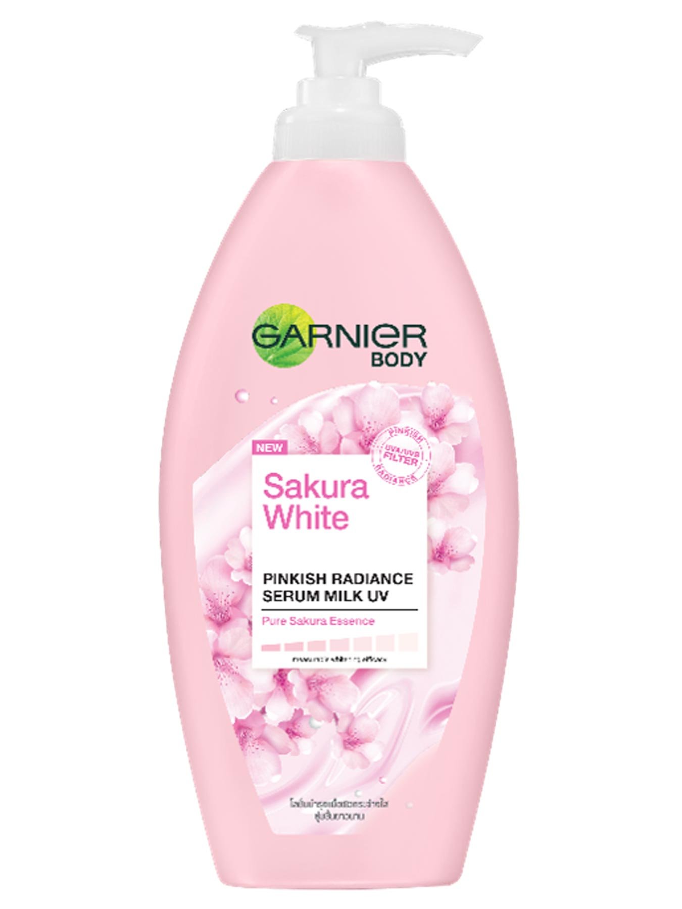 Sakura White Body Serum Milk UV Serum Pemutih Tubuh