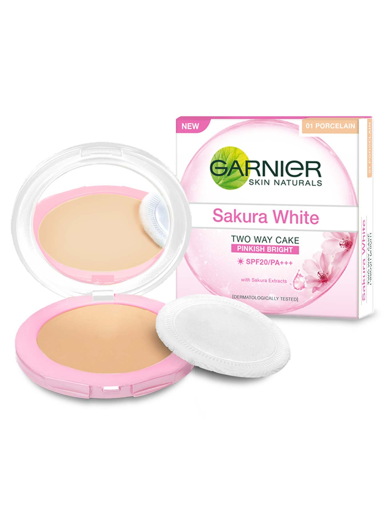 Sakura White Face Powder porcelain Bedak Wajah