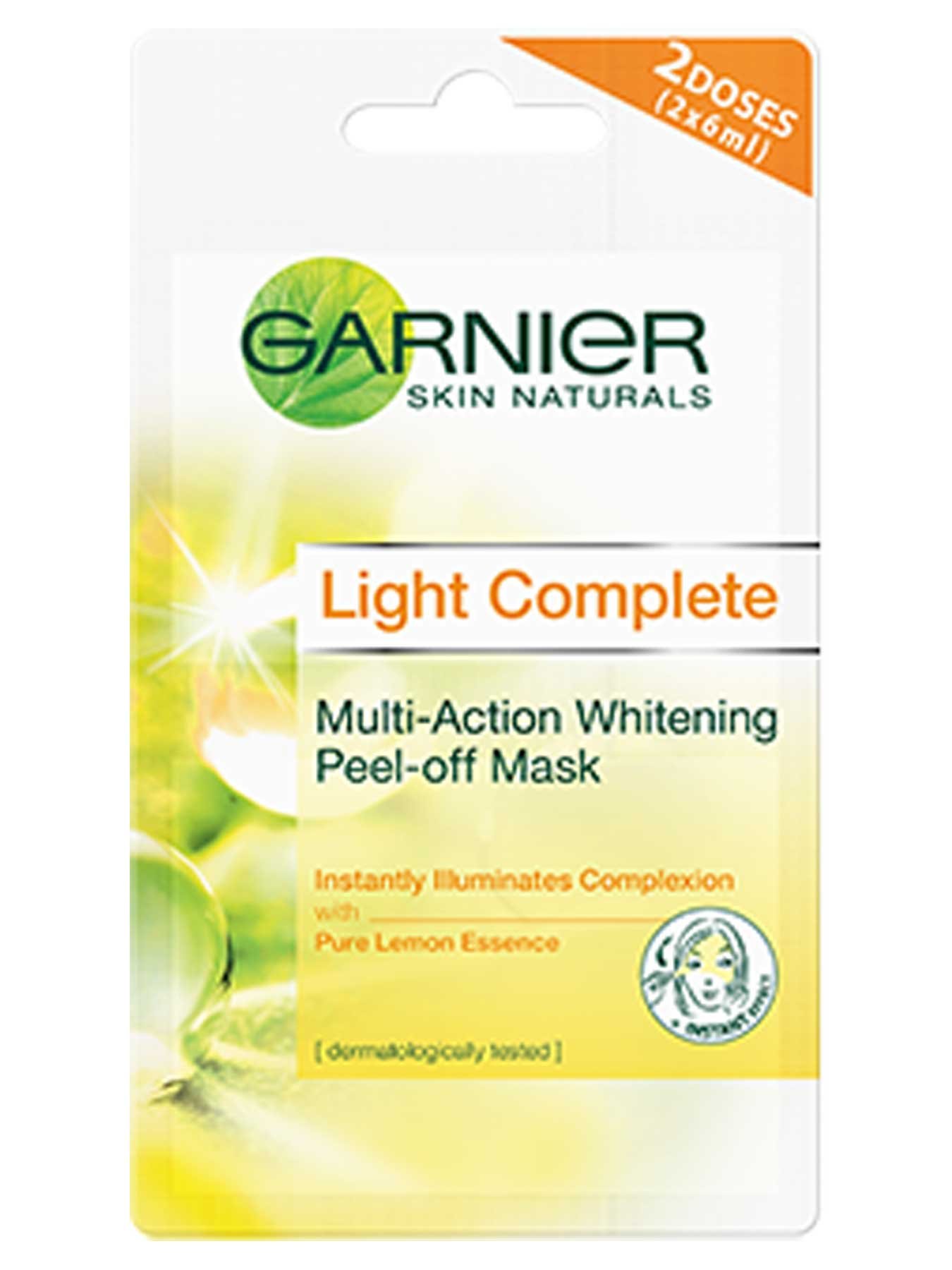 Masker wajah - Garnier Light Complete Whitening Peel Off Mask
